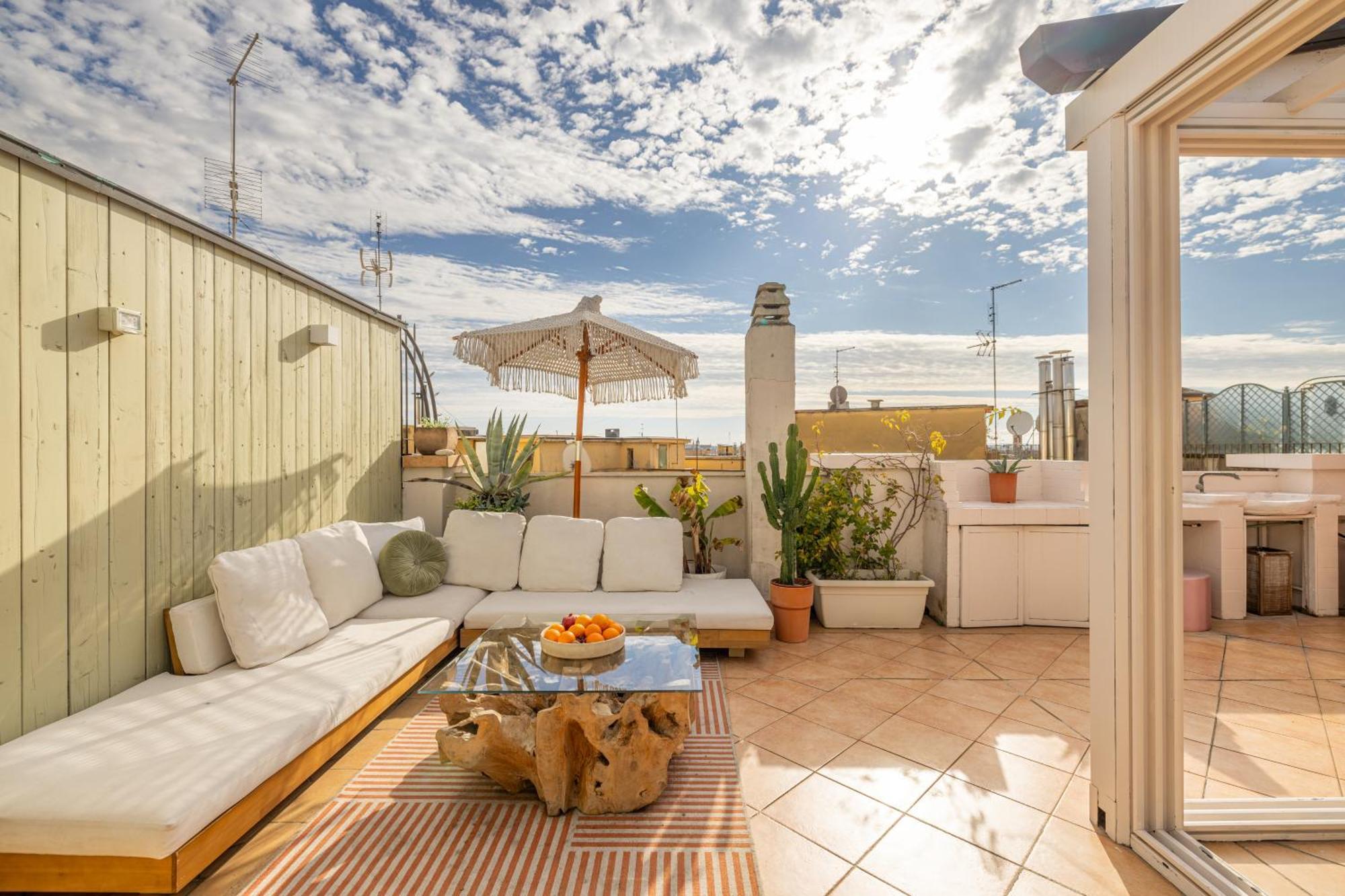Apartmán Aria Penthouse & Garden Řím Exteriér fotografie