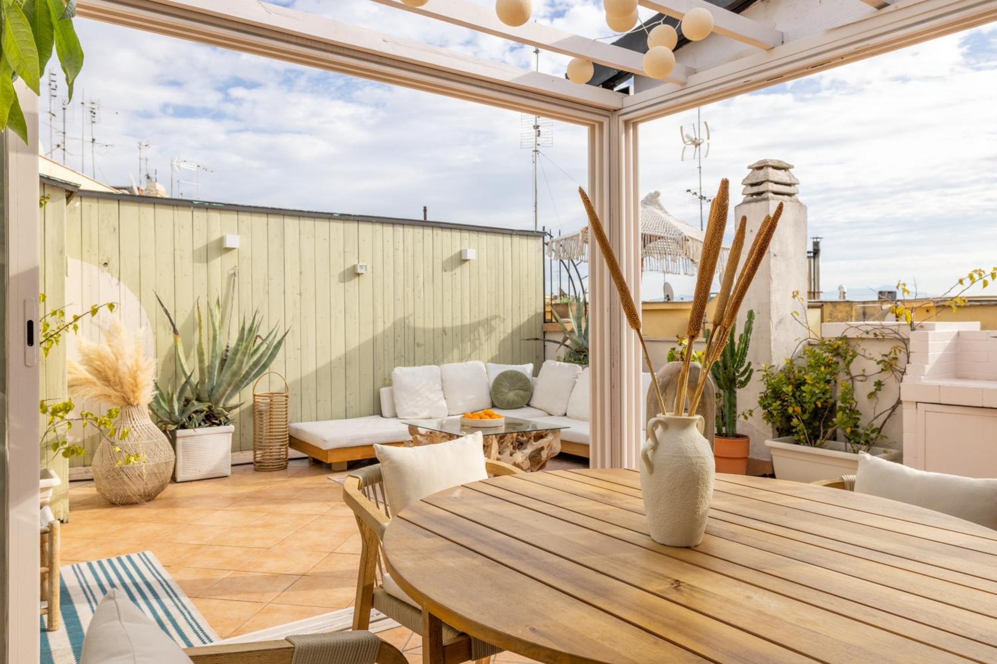 Apartmán Aria Penthouse & Garden Řím Exteriér fotografie