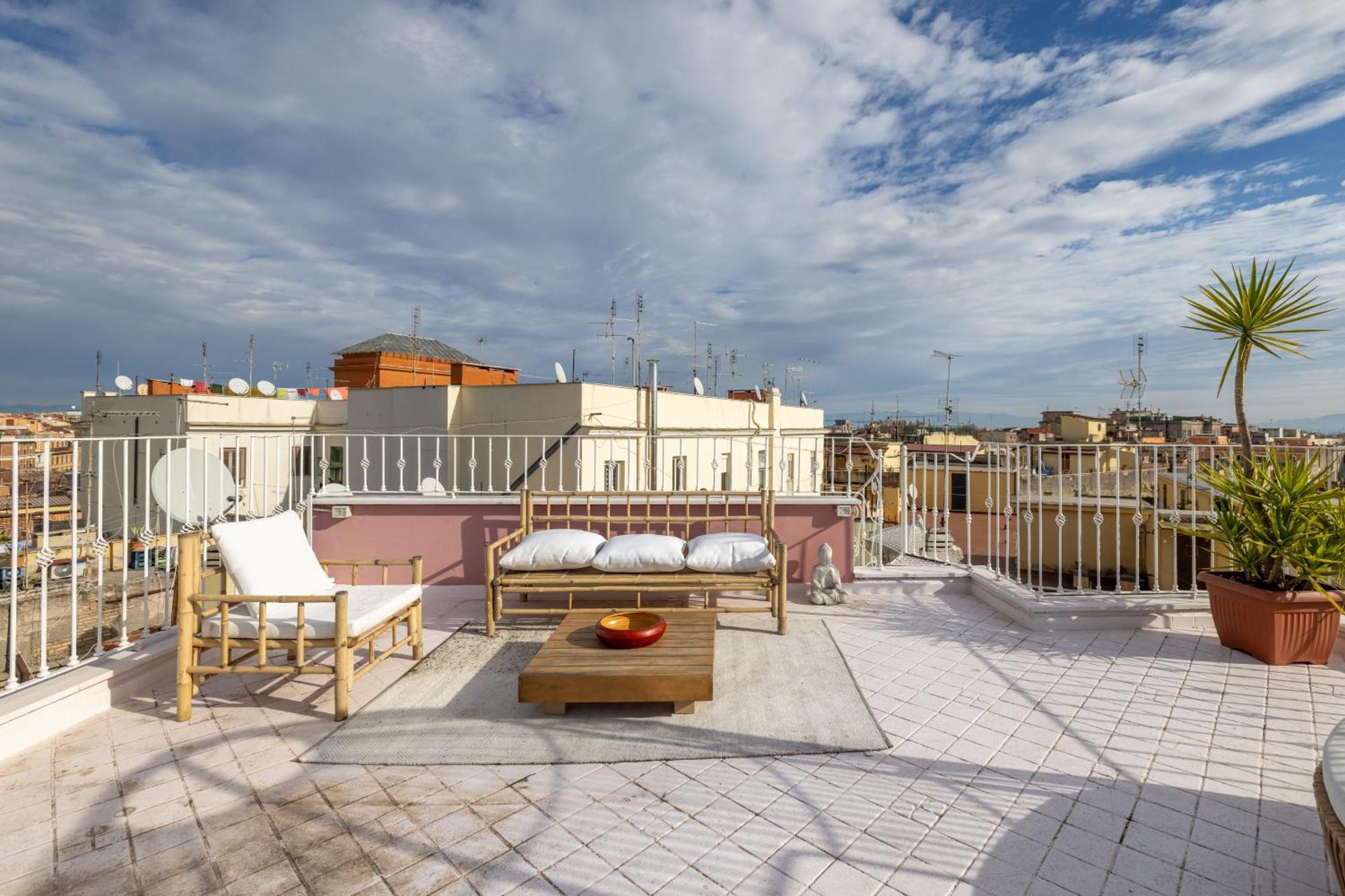 Apartmán Aria Penthouse & Garden Řím Exteriér fotografie