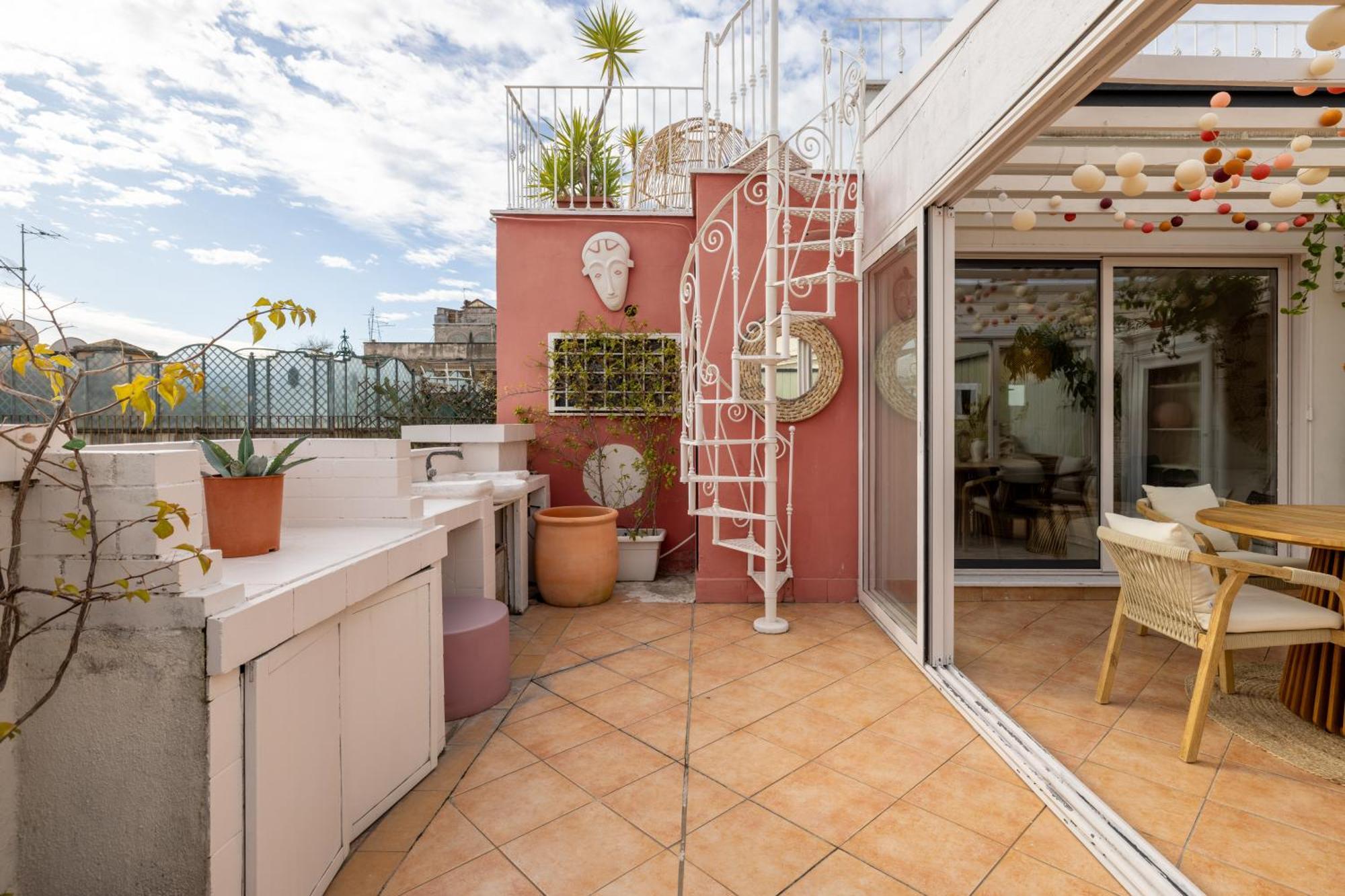 Apartmán Aria Penthouse & Garden Řím Exteriér fotografie